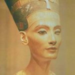 Queen Nefertiti and her lower face and neck illustrate the outcome of a facelift and necklift by Dr. Bhupendra Patel of Salt Lake City, Saint George, and London, England